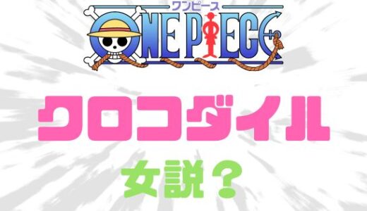 ワンピース・まさかのクロコダイル女説！あらためてまとめてみた
