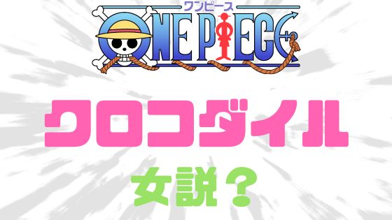 ワンピースクロコダイル女説